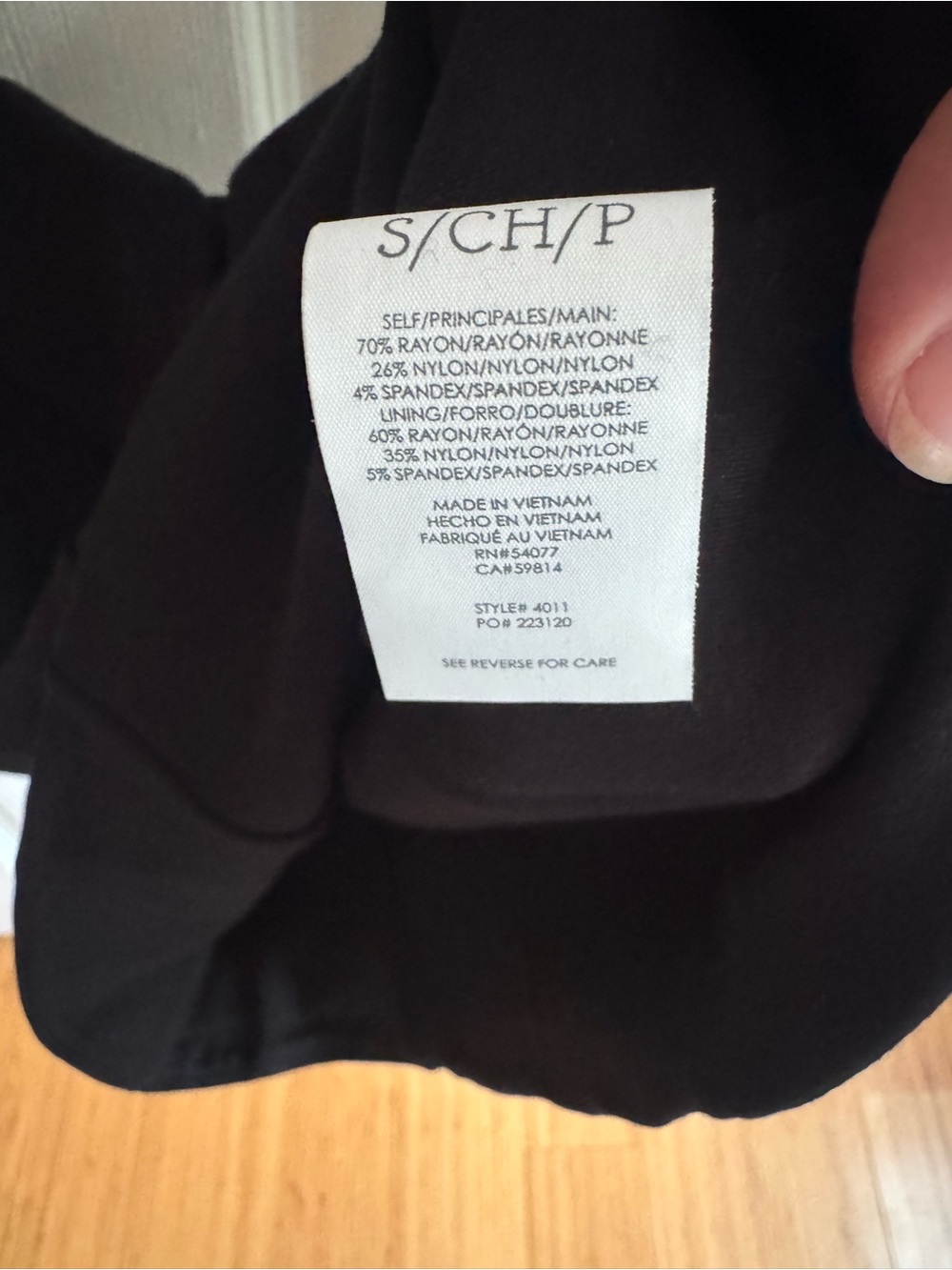 CAbi Under Over Tank Black Ponte Size Small - Picture 7 of 11